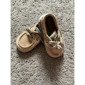 Beige Baby Boy Sperry Top-Sider Shoes